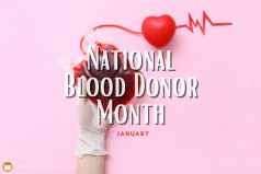 National Blood Donor Month