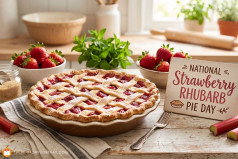 National Strawberry Rhubarb Pie Day