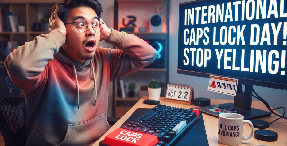 International CAPS LOCK Day around the world in 2026