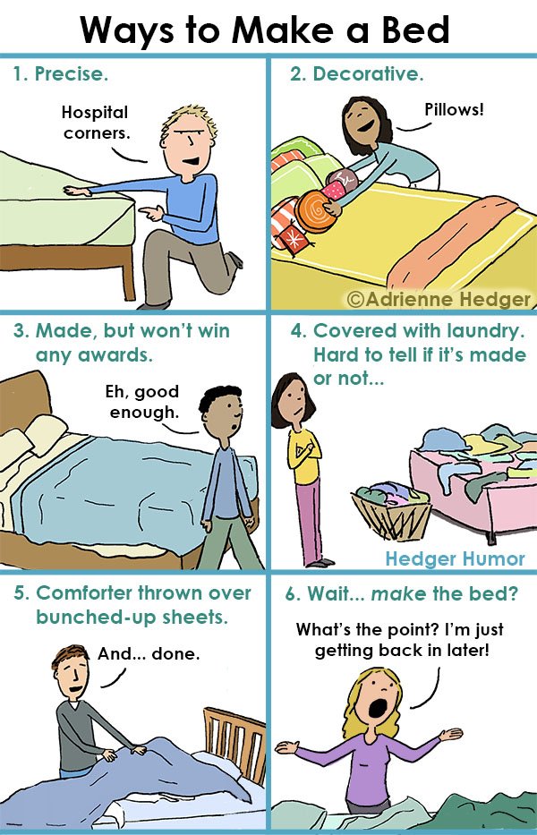 how to make your bed